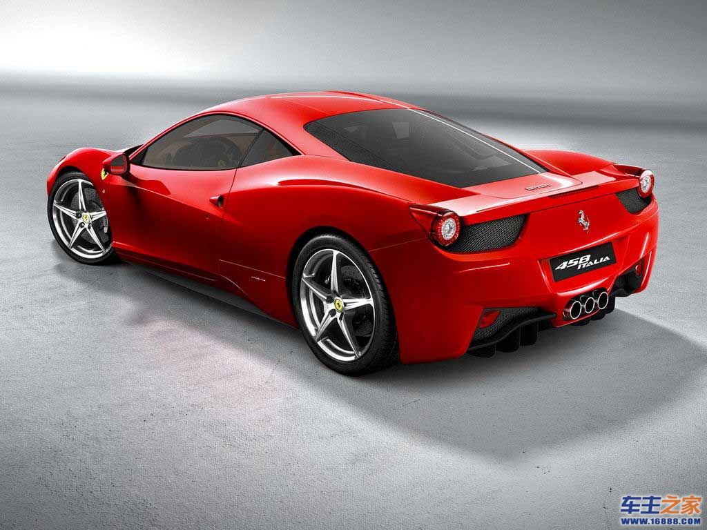 红色 法拉利458 italia