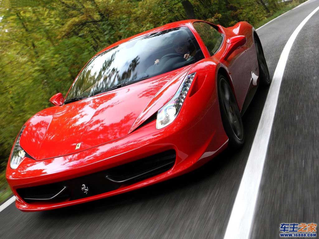 红色 法拉利458 italia