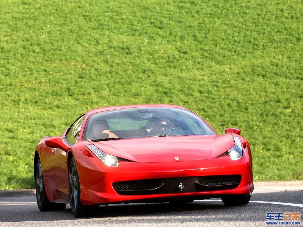 红色 法拉利458 italia