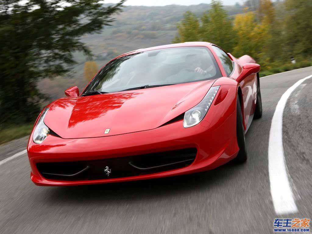 红色 法拉利458 italia