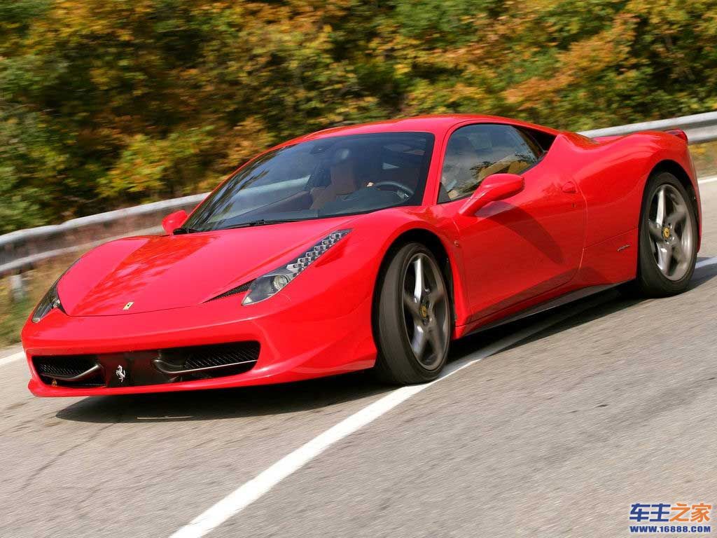 红色 法拉利458 italia