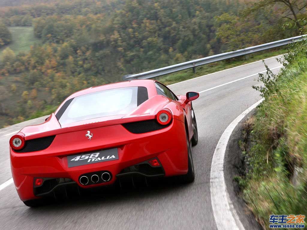 红色 法拉利458 italia