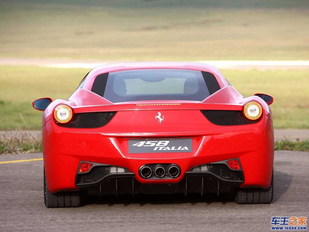 红色 法拉利458 italia