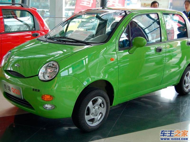 绿色 奇瑞QQ 3_奇瑞QQ 3外观图片 – 车主之家
