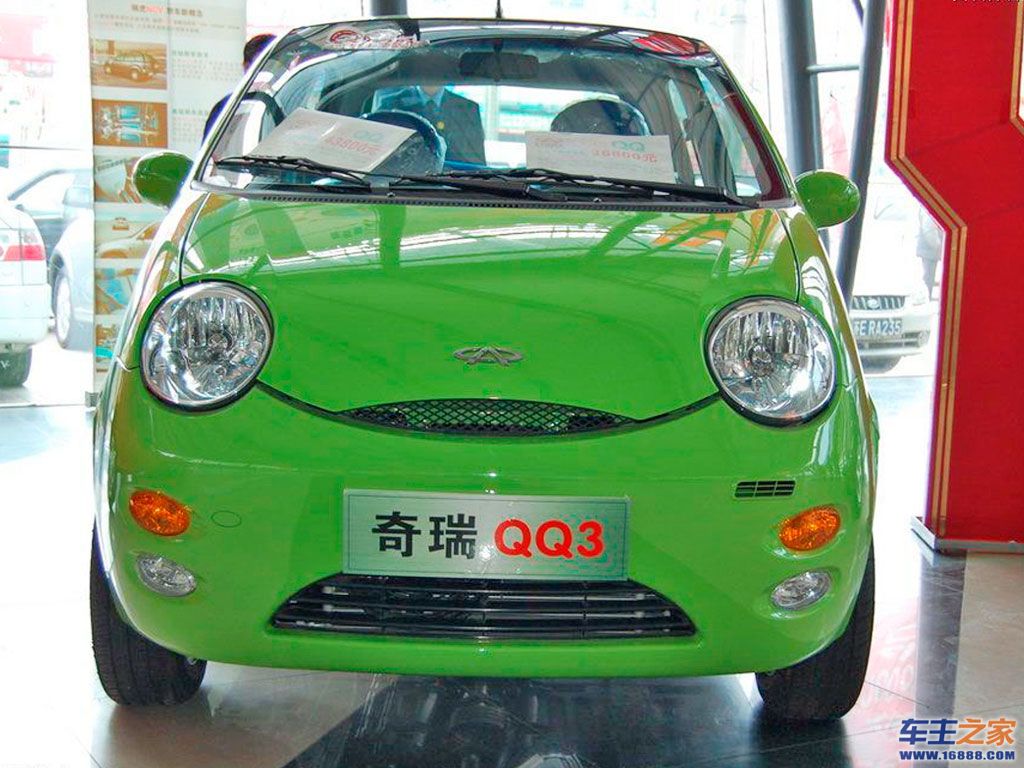 奇瑞qq 3绿色 奇瑞qq 3