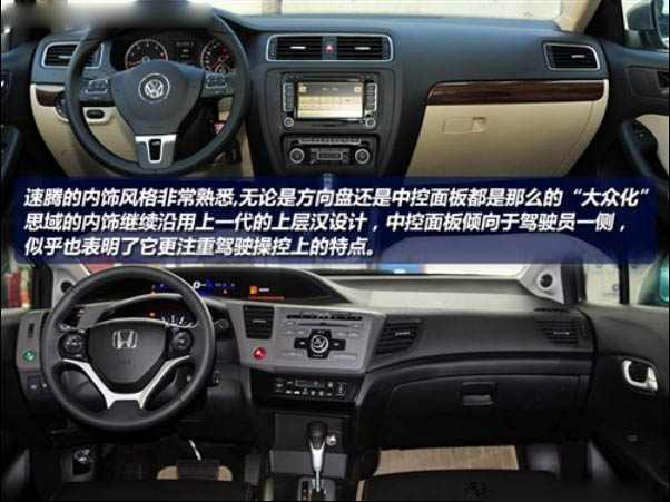 作为家用车谁更称职 新速腾对比新思域(9) 大家车网