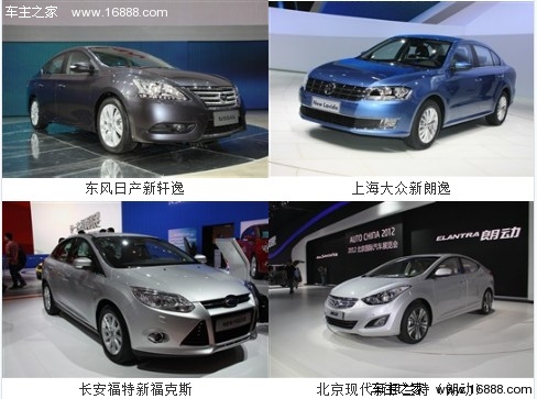 家用新生代 四款换代合资紧凑级车导购(1) 大家车网