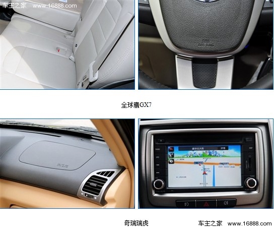 实惠PK实用 吉利全球鹰GX7对比奇瑞瑞虎(14) 大家车网