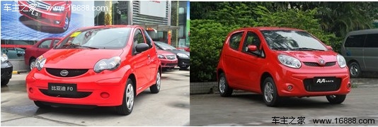 选高配还是低配?比亚迪F0对比奔奔MINI(40) 大家车网