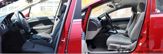 11万紧凑级的抉择 东风思铭对比标致308(19) 大家车网