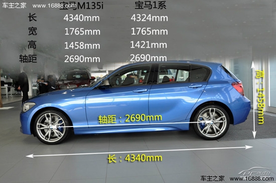 性能小钢炮 实拍图解宝马m135i