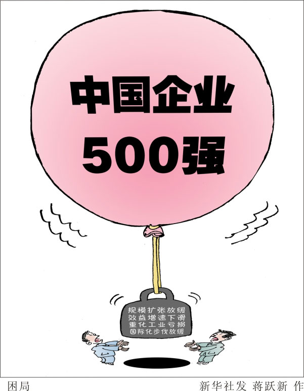 2013中国500强榜单折射中国大企业四大困局_