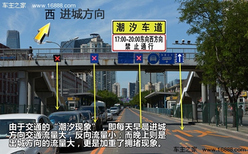 直行车道变左转车道 教你行驶潮汐车道_安全驾