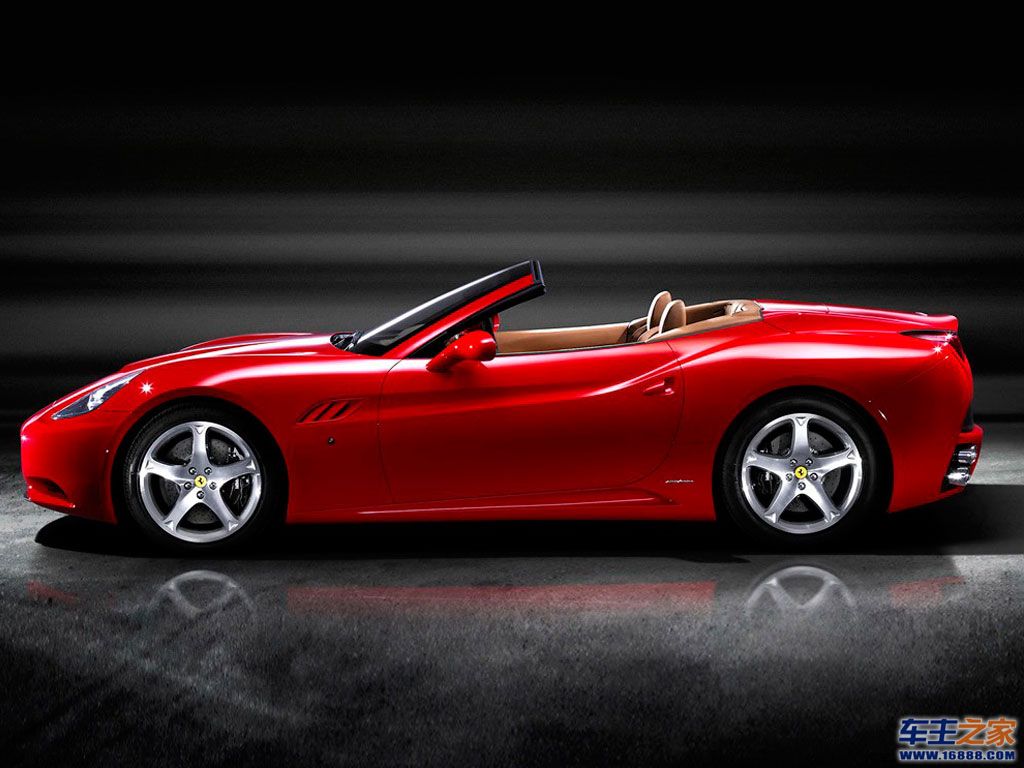 红色 法拉利california