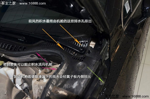 车辆排水孔需清理 排水孔堵塞滋生细菌